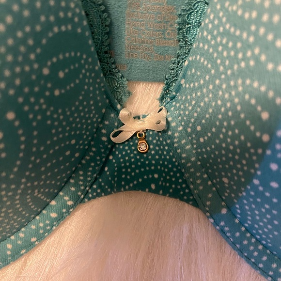 Soma 38B green push-up lace trim - Picture 2 of 5